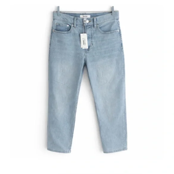 SPANX ReDefine Slim Straight Jeans Turner Wash Light Blue Denim Size 8 NWT - Picture 3 of 11